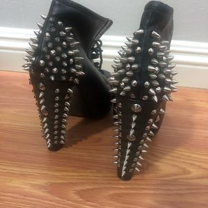 Dolls Kill Vegan Studded Heels